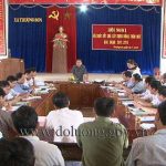 Ban chỉ đạo xây dựng NTM huyện làm việc với  xã Thượng Sơn